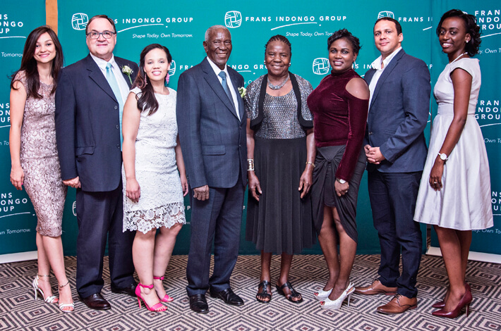 Frans Indongo Group Staff at Logo Launch