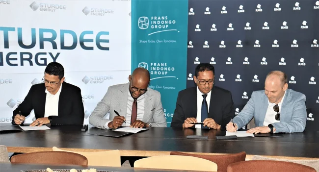 Sturdee Energy and Frans Indongo Group Partnership