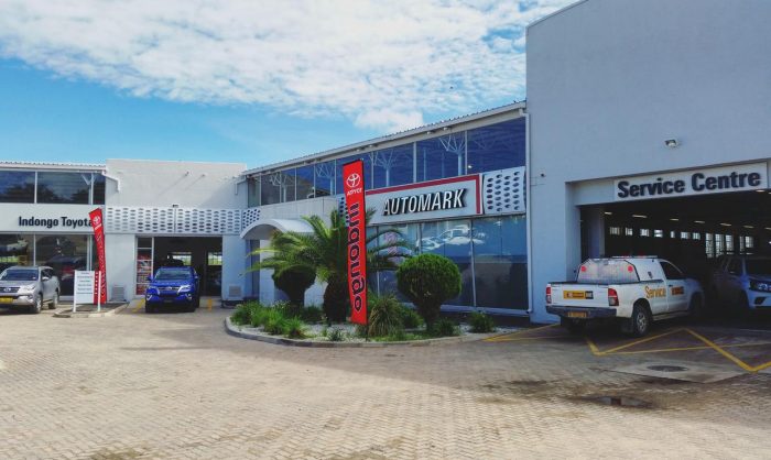 Indongo Toyota Otjiwarongo Workshop Entrance